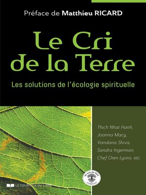 cover image of Le cri de la terre